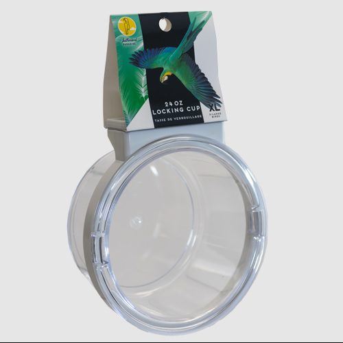 Plastic Crock w/Locking Ring - 24oz