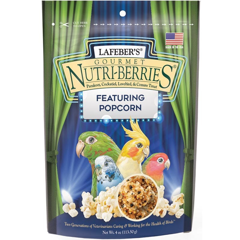 Lafeber Popcorn Nutri-Berries Small Bird 4oz