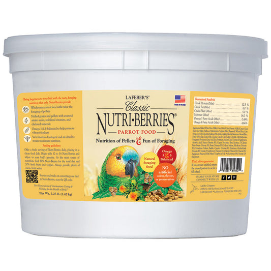 Lafeber Classic Nutri-Berries Parrot 3.25lb