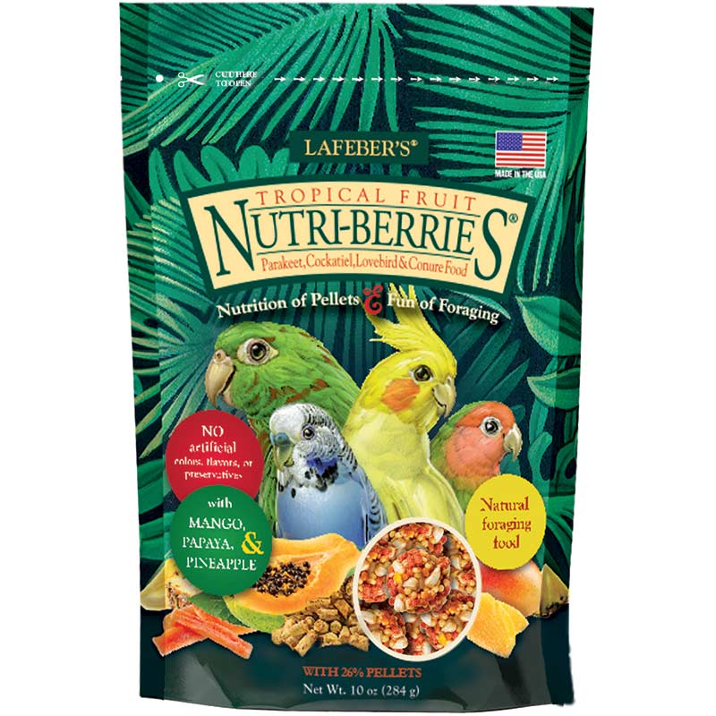 Lafeber Tropical Nutri-Berries Small Bird 10 oz