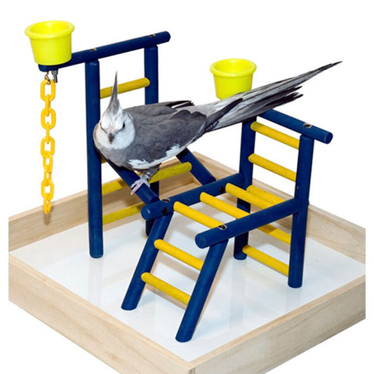 14" Bird Playland with Cups Bird Toy