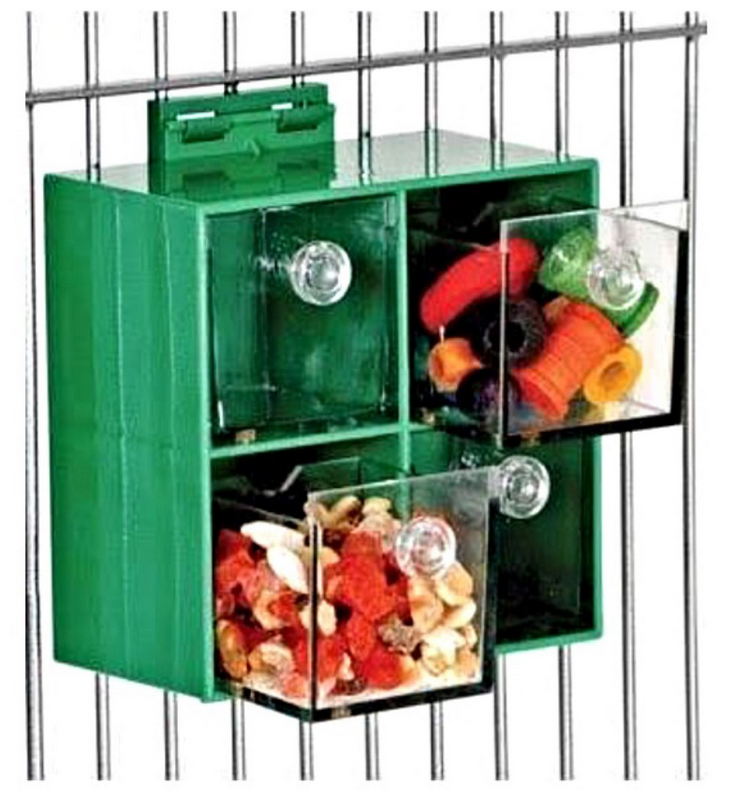 Four Big Drawers Foraging Station – Avian Nation