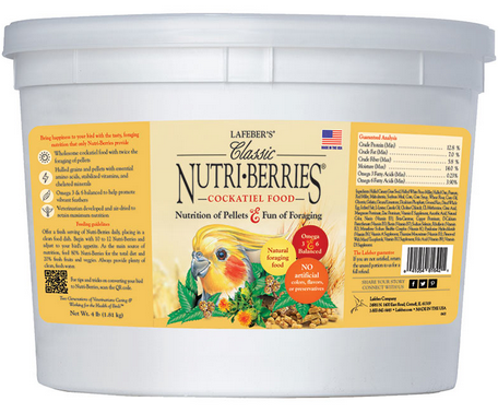 Lafeber Classic Nutri-Berries Cockatiel 4lb