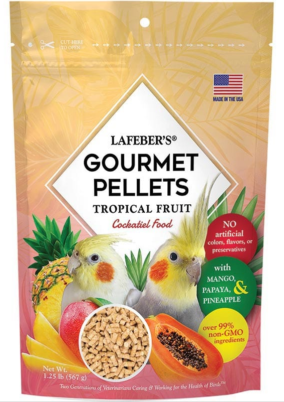 Lafeber Tropical Fruit Pellets Cockatiel 1.25lb