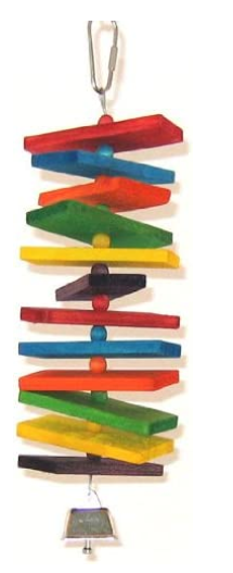 Paradise Toys Wood Sticks & Beads 10" x 3"