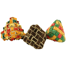 Diamond Woven Foot Toy - 3 Pack